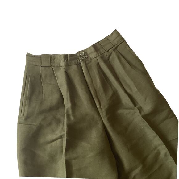 Vintage Collectible Gold Linen Pants - Picture 2 of 5